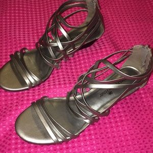 Silver Strappy Payless Sandals
